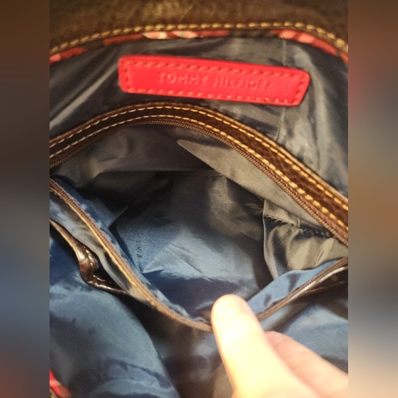 Tommy Hilfiger (1985) Women's Brown Purse Faux Leather Handbag - Picture 10 of 16